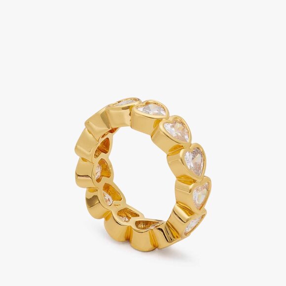 NWT kate spade Sweetheart Eternity Ring size 7 - Picture 2 of 10